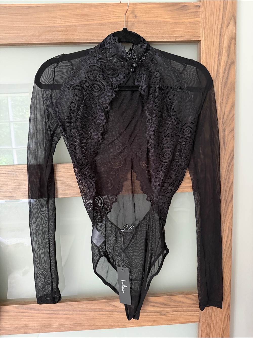 LULUS Lace Onesie Open Back